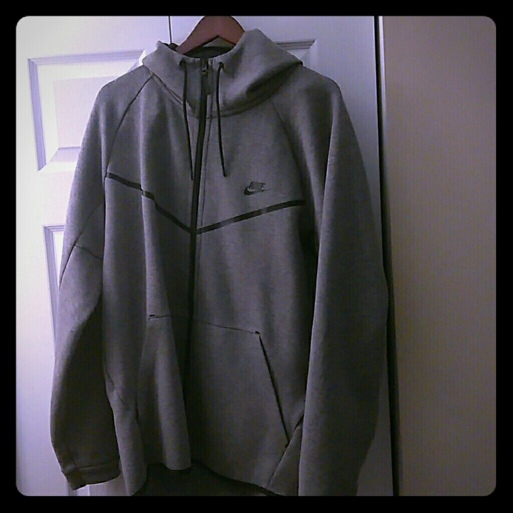 Grey & Black Nike Hoodie
